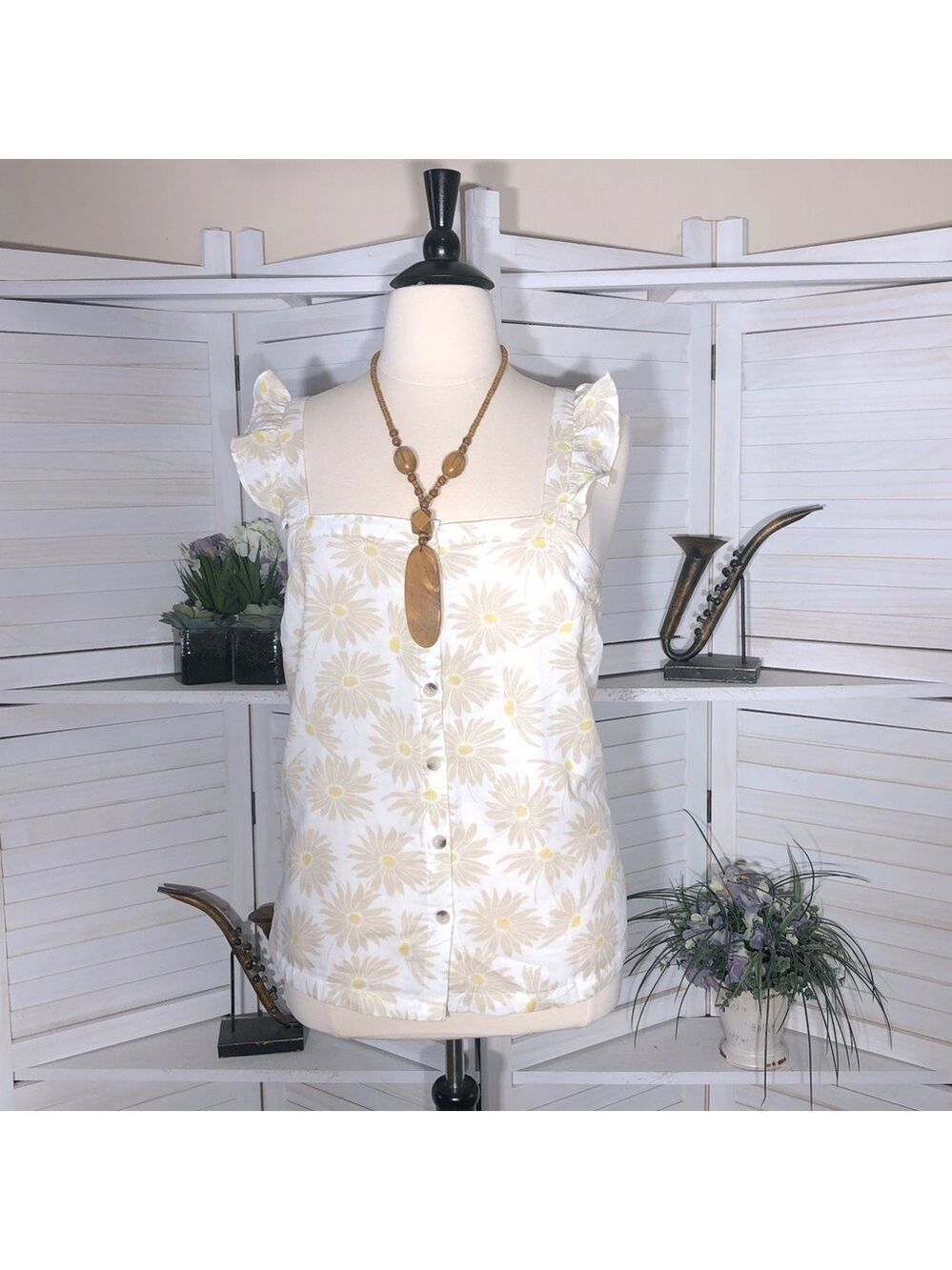 Torrid Floral Blouse tunic fairy boho festival coquette romantic cottage sz 1X